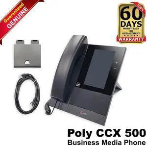 Poly CCX 500 Microsoft Teams Edition 5" Touchscreen VoIP Phone 2200-49720-019