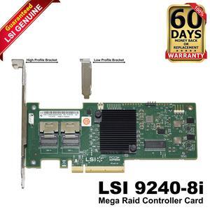 (NOT FOR HOME PC!) Lenovo LSI MegaRAID 9240-8i SAS 6Gbps 8-Ports PCIe 2.0 RAID Controller 03T6739