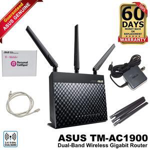 Asus T-Mobile TM-AC1900 Dual-Band 2.4GHz 5GHz 802.11ac 3x3 Wireless Router