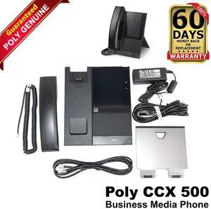 Lot Of 10 Polycom CCX 500 5" Touchscreen 720x1280 Business Media VoIP Phone