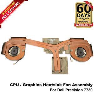 Dell Precision 7730 CPU Heatsink Fan Assembly for AMD Radeon Pro WX 7100 JW9JT