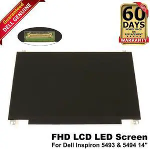 Genuine Dell Inspiron 5493 5494 14" FHD LCD Widescreen with Rails 6T00P 06T00P