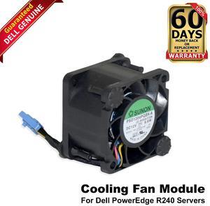 Lot of 2 Dell PowerEdge R240 12V Server Cooling Fan Assembly - MR10W