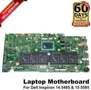 Dell Inspiron 14 5485 15 5585 Motherboard AMD Ryzen 3500 2.1GHz Quad Core FNM6F