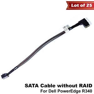 (NOT FOR HOME PC!) Lot Of 25 Dell PowerEdge R340 PERC S140 BP to MB 4x 3.5" Mini-SAS HD Cable VTP09 - OEM