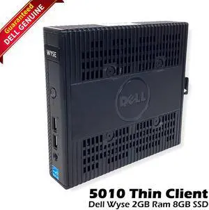 Dell Wyse 5010 Thin Client Dx0D AMD 2GB RAM 8GB SSD ThinOS 8.5 RJ-45 9MKV0