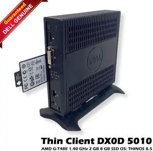 Dell Wyse 5010 Thin Client Dx0D AMD 1.4GHz 2GB RAM 8GB ThinOS 8.5 RJ-45 13KTW