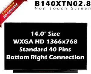 HP EliteBook Folio 9480m 14" Laptop LCD LED Screen B140XTN02.8 685867-393