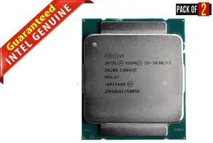 Lot of 2 SR209 Intel Xeon E5-2630L V3 8-Core 1.80GHz 20MB L3 55W Processor YVTN6