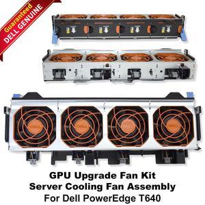 Dell PowerEdge T640 Server GPU Cooling 12V 4-Fan Cage Assembly 6KK42 NR6CV