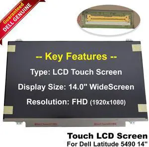 Dell OEM Latitude 5490 14" Touchscreen FHD LCD LED Widescreen OTP TS 8CVCF