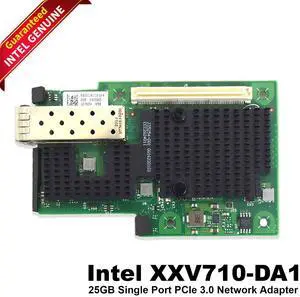 Intel XXV710-DA1 25GbE PCIe 3.0 x8 SFP28 Network Adapter w/ OS Support