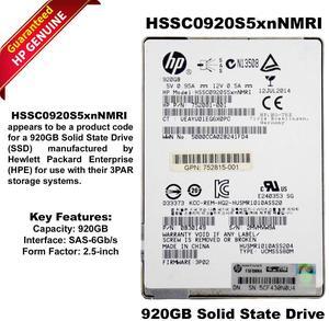 (NOT FOR HOME PC!) HP HSSC0920S5xnNMRI 920GB MLC SAS 6Gbps 2.5" SFF Solid State Drive 0B30149