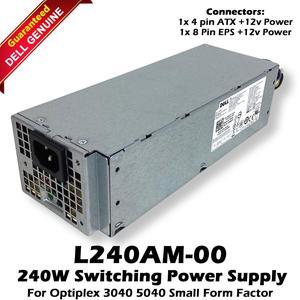 Dell OEM Optiplex 3040 5040 SFF L240AM-00 240 Watt Power Supply 3RK5T