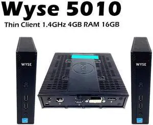 Dell Wyse 5010 Thin Client Dx0D AMD G-T48E 1.4GHz 4GB RAM 16GB Flash WES7 RJ45