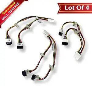 Lot of 4 SATA Power 15-pin Y-Splitter Cable Adapter Male to Female for HDD JJ677