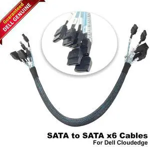 Dell Cloudedge C6105 SATA to SATA x6 Cable Replacement D5GW3 0D5GW3