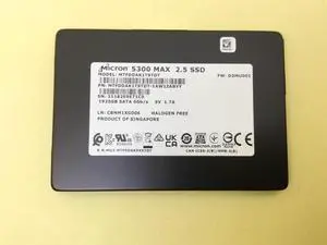 Micron 5300 MAX 1.92TB SATA 6Gb/s 2.5" Internal SSD MTFDDAK1T9TDT