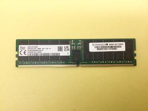 SK HYNIX 64GB(1X64GB) 2RX4 PC5-4800B DDR5 RDIMM SERVER MEMORY HMCG94MEBRA123N