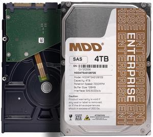 (NOT FOR HOME PC!) MDD 4TB 7200RPM SAS 12Gb/s 128MB 7200RPM 3.5inch Internal Enterprise Hard Drive