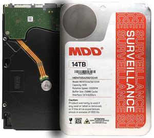 MDD 14TB 7200RPM 256MB Cache SATA 6.0Gb/s 3.5" Internal Surveillance Hard Drive