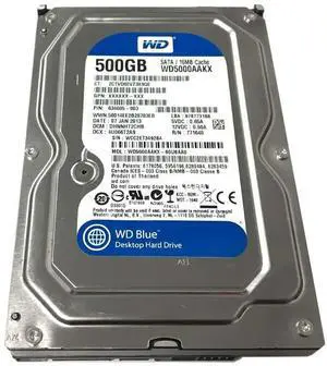 LOT of 10 X Western Digital Hard Drive WD5000AAKX 500GB 7200 RPM 16MB Blue 3.5"