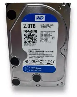 Western Digital WD20EZRZ-00Z5HB0 2TB SATA 3.5" HDD 5400RPM WD Blue hard drive