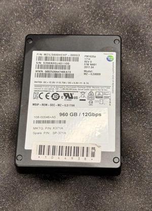 (NOT FOR HOME PC!) MZILT960HAHQ SAMSUNG PM1635A 960GB 12G SAS 2.5" SFF SSD SOLID STATE MZ-ILT960A
