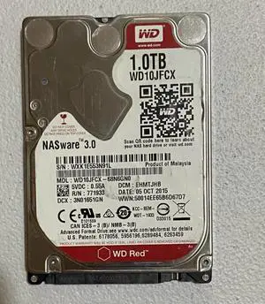 Western Digital Hard Drive 1TB WD10JFCX Red Plus NAS 3.0 2.5 SATA HDD WD