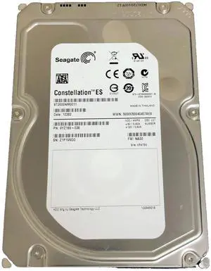Seagate Constellation ES 2 TB,Internal,7200 RPM,3.5" ST2000NM0011 HDD