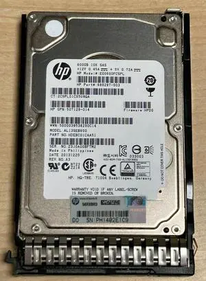 (NOT FOR HOME PC!) HP 689287-003 600GB 2.5 10K 64MB 6Gbps SAS Server Hard Drive AL13SEB600 G8 G9