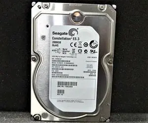 (NOT FOR HOME PC!) ST2000NM0023 9ZM275 Seagate 2TB 7.2K RPM 6Gb/s 3.5" SAS HDD Hard Drive - (0 HRS)