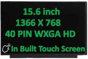 NT156WHM-T03 15.6" HD 1366*768 WXGA LCD Touch Display Screen Replacement 40pins