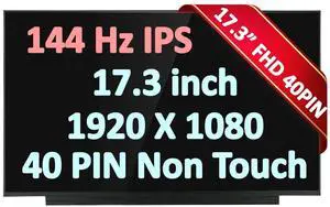 Screen for MSI MS-17F3 MS-17F4 40pin 144Hz FHD 1920x1080 IPS LCD LED Display