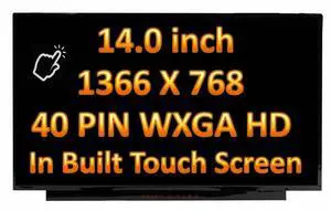 HP 14-DK0736 14-DK0736MS Touch Screen + Digitizer 14.0" HD LCD LED (Touch)