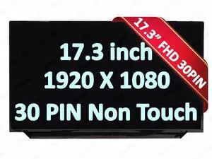 HP M75672-001 N39379-001 FHD IPS 17.3" Matte 30pin LCD Non-Touch Screen