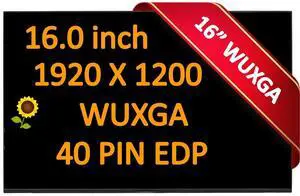 NV160WUM-NX1 V8.0 16.0' WUXGA EDP 144HZ LAPTOP LED LCD Panel Display OEM