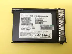 P18432-B21 HPE 480GB SATA 6G MIXED USE SFF SC MV SSD P18477-001 P18433-B21