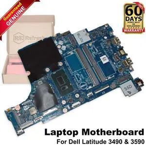 Dell Latitude 3490 3590 Motherboard i5-8250U 1.6GHz Quad-Core CPU LA-F116P 8M4FC