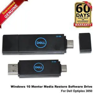 Dell OptiPlex 3050 Windows 10 Media Restore Software Drive 16GB Black VH17G
