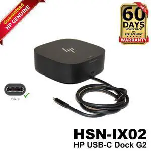 HP Elite ZBook ProBook HSN-IX02 USB Universal Docking Station G2 5TW10AA#ABA