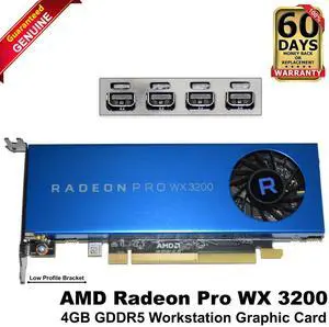 Dell AMD RADEON Pro WX 3200 4GB GDDR5 PCI Express 3.0 x16 Graphic Card R99GK