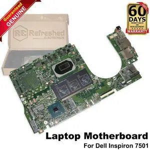Dell Inspiron 15 7501 Laptop Motherboard Core i5-10300H 2.50GHz 8GB RAM 41C82