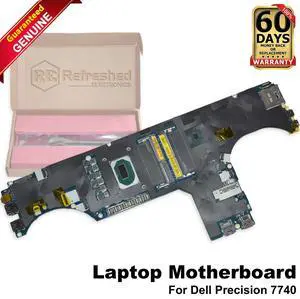 Dell Precision 7740 Motherboard i9-9980H Octa-Core 2.4GHz CPU LA-H281P VG304