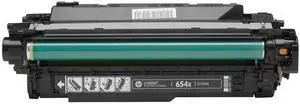 HP 654X High Yield Black Original LaserJet Toner Cartridge, ~20,500 pages,