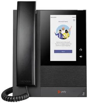 Poly CCX 400 Business Media Phone for Microsoft Teams and PoE-enabled