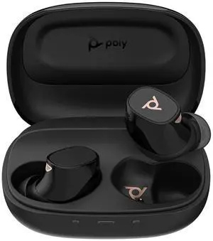 Poly Voyager Free 20 Black Earbuds +Basic Charge Case