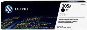 HP 305A Black Original LaserJet Toner Cartridge, ~2,090 pages, CE410A
