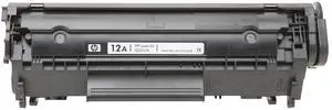 HP 12A Black Original LaserJet Toner Cartridge, ~2,000 pages, Q2612A