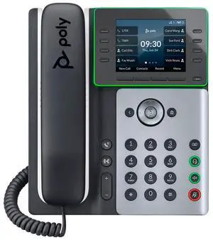 Poly Edge E300 IP Phone and PoE-enabled